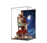 Acrylic Display Case for Lego 76437 The Burrow, 3mm Dustproof Display Box, Display Case Compatible with Lego 76437(Model Not Included) (Background Build)