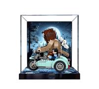 Acrylic Display Case for Lego 76443 Motorcycle Model, 3mm Dustproof Display Box, Display Case Compatible with Lego 76443 (Model Not Included)