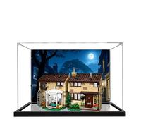 Acrylic Display Case for Lego 76451 Privet Drive: Aunt Marge's Visit Model, 3mm Dustproof Display Box, Display Case Compatible with Lego 76451 (Model Not Included) (Background 3MM+Mirror)