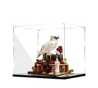 Acrylic Display Case for Lego 76466 Sorcerer's Stone - Collectors' Edition Building Set, Dustproof Transparent Box - Only Display Case, Display Box Compatible with Lego 76466 (3MM Mirror)