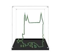 Acrylic Display Case for Lego 76473 East Wing of the Castle Building Set, Dustproof Transparent Box - Only Display Case, Display Box Compatible with Lego 76473 (Base A (2mm))
