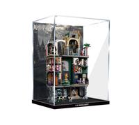 Acrylic Display Case for Lego 76476 Ministry of Magic set (Back Spray A) | Acrylic Display Case Compatible with Lego 76476 Ministry of Magic Set, Dust-proof storage and display,no model