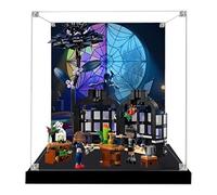 Acrylic Display Case for Lego 76784 Black Dahlia, Dustproof Box, Storage Box, Transparent Box, Display Box Compatible with 76784 (Box Only) (3mm Background)