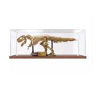 Acrylic Display Case for Lego 76968 dinosaur fossils Building Set, Dustproof Transparent Box - Only Display Case, Display Box Compatible with Lego 76968 (3MM brown)