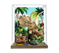 Acrylic Display Case for Lego 76969 dinosaur fossils Model, 3mm Dustproof Display Box, Display Case Compatible with Lego 76969 (Model Not Included) (Background 3MM A)