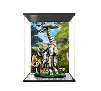 Acrylic Display Case for Lego 76989 Horizon Forbidden West: Tallneck Building Set- Dustproof Anti-UV Storage Box - Gift (Background E)