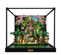 Acrylic Display Case for Lego 77092 Deku Tree Building Set,Clear Display Case, Dust-Proof Display Case Compatible with Lego 77092 (Only Display Case) (Background)