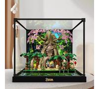 Acrylic Display Case for Lego 77092 Deku Tree，Dustproof Box, Storage Box, Transparent Box, Display Box Compatible with Lego 77092（Only Case, No Model (Painted)