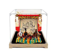 Acrylic Display Case for Lego 80119 Majestic Horse and Grand Vision Building Set, Clear Display Box, Dust-Proof Display Case Compatible with Lego 80119(Model Not Included) (Background 3MM A)