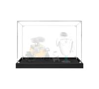 Acrylic Display Case for Lego for Disny series 43279 building blocks-compatible Robot Duo Sets, Clear Dustproof storage box, Collectible Figure Protection Box, Display Box Only (B,2MM)
