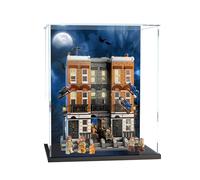 Acrylic Display Case for Lego Harry Potter 12 Grimmauld Place 76408 Model - Dustproof Anti-UV Storage Box for Collectors (Background A)