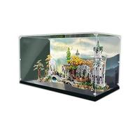 Acrylic Display Case for Lego Icons The Lord of The Rings: Rivendell 10316 - Showcase, Protect & Decorate Your Model with Dustproof Storage (Background D(80 * 40 * 42))