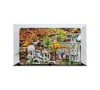 Acrylic Display Case for Lego Icons The Lord of The Rings: Rivendell 10316 - Showcase, Protect & Decorate Your Model with Dustproof Storage (Background A(80 * 55 * 45))