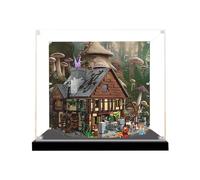 Acrylic Display Case for Lego Ideas Disney The Sanderson Sisters'Cottage 21341, Dustproof Display Box Compatible Lego, Gift (Background B)