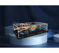 Acrylic Display case for LEGO® McLaren Formula 1 Race Car 42141 (Lego Set is not Included) (With theme background)