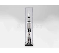 Acrylic Display case for Lego NASA Apollo Saturn V 21309,3mm Thickness dust-Free and Crystal Clear Display case with Screw (Lego Set is not Included) (No Background)