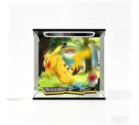 Acrylic Display Case for LEGO Pokémon: Pikachu & Poké Ball (Set 72152) - Dustproof Storage & Display Box (Model Not Included) (F)