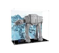 Acrylic Display Case for Lego Star Wars at-at Walker 75313 - Showcase, Protect & Decorate Model with Dustproof Storage, Gift (3mm Background)