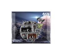 Acrylic Display Case for Lego Star Wars Death Star 75159 Space Station,Showcase,Protect & Decorate Model with Dustproof Storage (Background B(55*48*46))