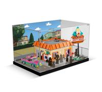 Acrylic Display Case for Lego The Simpsons: Krusty Burger 10352, Thickened Acrylic Display Box with Clear Background, Dustproof Display Box Compatible with Lego 10352 (Box Only, No Models)