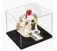 Acrylic Display Case for Lego Wedding Scene 40197,Transparent Dustproof Display Box, Compatible with Lego 40197 Kit (Model not Included) (3mm)