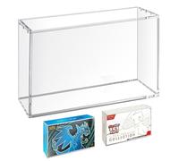 Acrylic Display Case for Mega Charizard X ex Ultra-Premium Collection & 151 UPC, UV Resistant Clear Protector Box with Magnetic Lid, Reinforced 8mm Thick Acrylic Display Case for Collectors