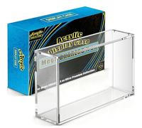 Acrylic Display Case for Mega CHARZRD X ex Ultra-Premium Collection UPC and 151 UPC | 8mm Thick Pure Acrylic | Strong Magnetic Lid | Round Edge | 4 Silicone Anti-Slip Pads