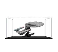 Acrylic Display Case for Star Trek: U.S.S. Enterprise NCC-1701-D for Lego 10356, Transparent Dustproof Storage Box (Model Not Included) (3MM Clear)