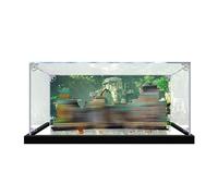 Acrylic Display Case for The*GO 77015 Jones Statue Temple - Clear Dustproof Display and Storage Case for Collection Building Models (Printed-3mm)