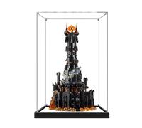 Acrylic Display Case for The Lord of The Rings: Barad-dûr for Lego 10333, Transparent Dustproof Storage Box (Model Not Included) (Mirror 2MM)