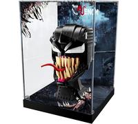 Acrylic Display Case for Venom 76187 Model Set, Transparent Dustproof Display Box Compatible with 76187 Building Kits, 20 x 20 x 24CM