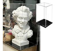 Acrylic Display Case Large Tall Clear Acrylic Case 10 15 20 25 30 35 40 50 60 cm, Narrow Transparent Show Boxes for Collectibles, Dustproof Alternative Glass Case(20x20x35cm(8x8x14in))
