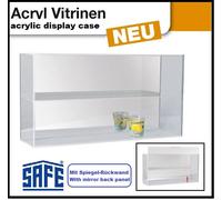 Acrylic Display Cases Mirror-Back Shells Safe 5110 560x310x160 Mm