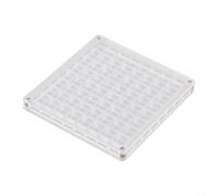 Acrylic Display Case Perfectly Sized To Hold Various Small Treasures from The Including Shells, Crystals, And More (Square-64 squares)