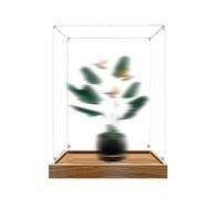 Acrylic Display Case Specially made for Lego 10289 Bonsai and Potted Plant Building Set, Dustproof Transparent Box - Only Display Case, Display Box Compatible with Lego 10289 (2MM + Base B)