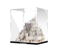 Acrylic Display Case Specially made for Lego 11377 White Tower Castle Architecture Building Set, Dustproof Box - Only Display Case, Display Box Compatible with Lego 11377 (3MM Mirror)