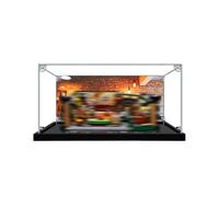 Acrylic Display Case Specially made for Lego 21319 Old Friends Café Building Set, Dustproof Box - Only Display Case, Display Box Compatible with Lego 21319 (Back Spray 1 + Base A)