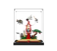 Acrylic Display Case Specially made for Lego 21355 Knowledge is power Building Set, Dustproof Box - Only Display Case, Display Box Compatible with Lego 21355 (3MM + Base A)