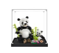 Acrylic Display Case Specially made for Lego 31165 Wildlife: The Panda Family Building Set, Dustproof Box - Only Display Case, Display Box Compatible with Lego 31165 (2MM + Base A)