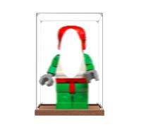 Acrylic Display Case Specially made for Lego 40819 Large Scale Racing Minifigure Building Set, Dustproof Box - Only Display Case, Display Box Compatible with Lego 40819 (3MM + Base B)