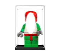 Acrylic Display Case Specially made for Lego 40819 Large Scale Racing Minifigure Building Set, Dustproof Box - Only Display Case, Display Box Compatible with Lego 40819 (2MM + Base A)