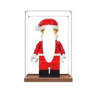Acrylic Display Case Specially made for Lego 40820 Big Santa Building Set, Dustproof Box - Only Display Case, Display Box Compatible with Lego 40820 (2MM + Base B)
