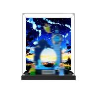 Acrylic Display Case Specially made for Lego 43232 Flying over London Building Set, Dustproof Box - Only Display Case, Display Box Compatible with Lego 43232 (Back Spray)