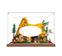 Acrylic Display Case Specially made for Lego 43242 Forest Cottage Building Set, Dustproof Box - Only Display Case, Display Box Compatible with Lego 43242 (2MM)