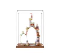Acrylic Display Case Specially made for Lego 43263 Castle Building Set, Dustproof Box - Only Display Case, Display Box Compatible with Lego 43263 (3MM + Base B)
