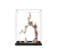 Acrylic Display Case Specially made for Lego 43263 Castle Building Set, Dustproof Box - Only Display Case, Display Box Compatible with Lego 43263 (3MM + Base A)
