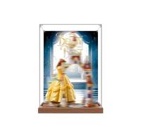 Acrylic Display Case Specially made for Lego 43263 Castle Building Set, Dustproof Box - Only Display Case, Display Box Compatible with Lego 43263 (Back Spray + Base B)