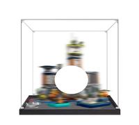 Acrylic Display Case Specially made for Lego 60419 Prison Island Building Set, Dustproof Box - Only Display Case, Display Box Compatible with Lego 60419 (2MM + Base A)