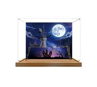 Acrylic Display Case Specially made for Lego 71043 Castle Building Set, Dustproof Box - Only Display Case, Display Box Compatible with Lego 71043 (Back Spray 1 + Base B)