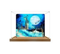 Acrylic Display Case Specially made for Lego 71043 Castle Building Set, Dustproof Box - Only Display Case, Display Box Compatible with Lego 71043 (Back Spray 3 + Base B)